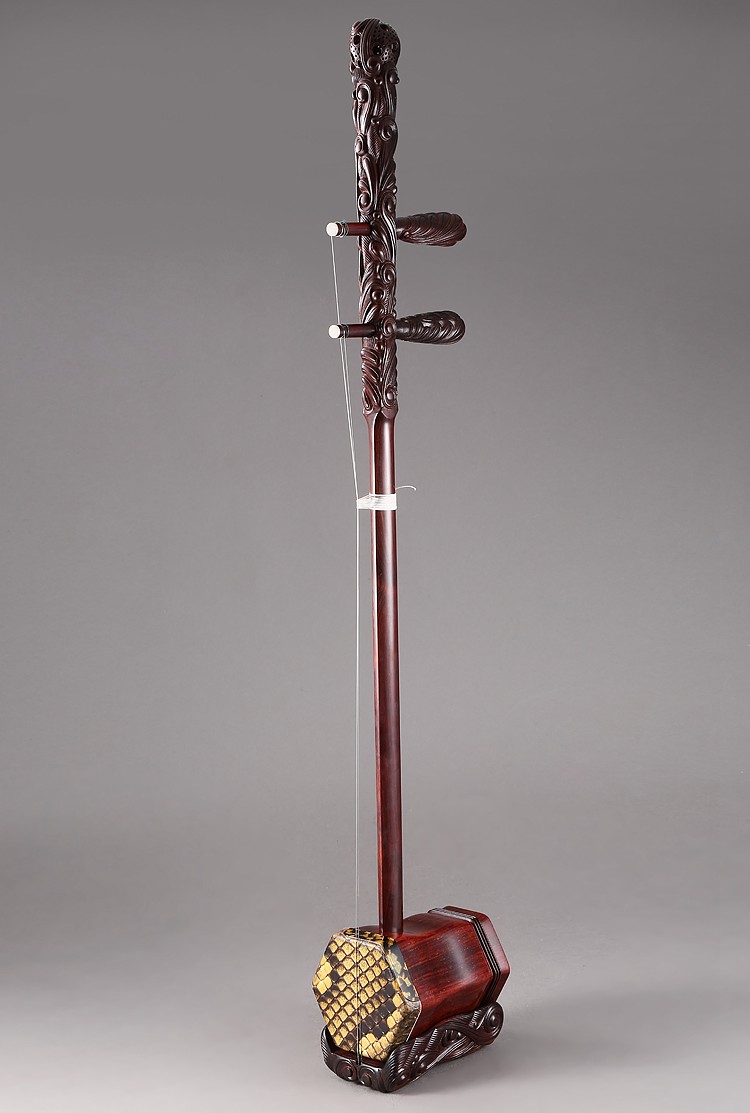 印度金星紫檀二胡 - 红木二胡生产厂家-紫檀二胡订做-高档二胡报价